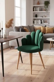 Cadeira Hand Veludo - Verde