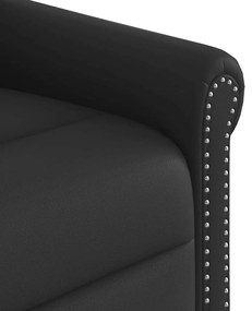 Poltrona massagens reclinável elevatória couro artificial