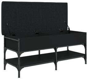 Banco sapateira 102x42x45 cm derivados de madeira preto