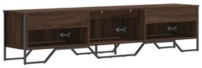 Móvel de TV 180x34x41 cm derivados de madeira carvalho castanho