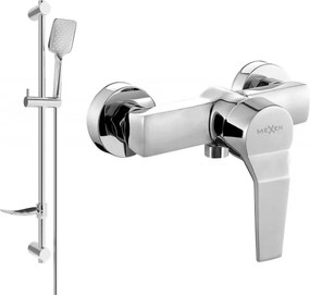 Mexen Caro DF62 bateria de chuveiro com conjunto de chuveiro, cromado - 74664DF62-00