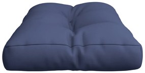 Almofadão para sofá de paletes 120x40x12 cm tecido azul-marinho