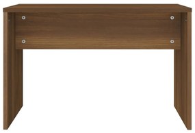 Banco toucador 70x35x45 cm derivados madeira carvalho castanho