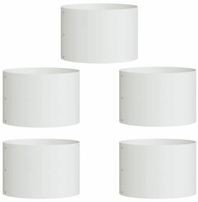 Vasos Cerâmicos Brancos Branco Cerâmica 30 cm de diâmetro