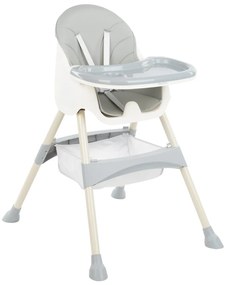 Cadeira refeição para bebé 2 em 1 Brie Cinzento 2023