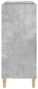 Armário p/ discos 84,5x38x89 cm derivados madeira cinza-cimento