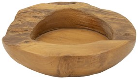 S/BOLSOS ERUSADOS EM TEAK REC. CM Ø 20X6 (PEÇAS ÚNICAS - NÃO SUBSTITUÍDAS EM SÉRIE)