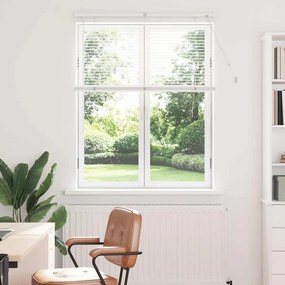 Persiana de Janela com cortinas Outros Manual Branco 105 x 130 cm Alum