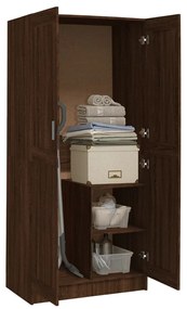 Roupeiro Olhão de 180 cm - Nogueira - Design Moderno