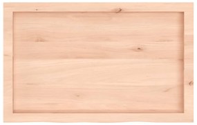 Prateleira de parede 80x50x(2-4) cm carvalho maciço não tratado