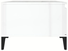 Mesa de centro 90x50x36,5 cm derivados madeira branco brilhante