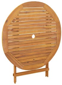 5 pcs conj. jantar p/ jardim polipropileno/madeira maciça preto