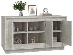 Aparador 102x35x55 cm derivados de madeira cinza-cimento