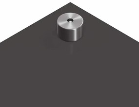 Bancada de Cozinha vidaXL Cinzento Escuro 80x40x0,6 cm em Vidro Temper