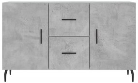 Aparador 100x36x60 cm derivados de madeira cinzento cimento