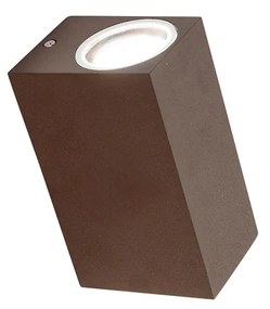 Conjunto de 4 Apliques Marrom Ferrugem 2-luzes IP44 - Baleno I