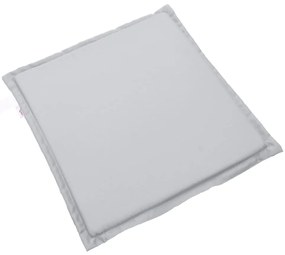 Almofadas de assento de jardim 6 pcs 45x45x2 cm cinzento-claro