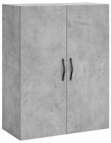 Armário alto 69,5x34x180 cm derivados de madeira cinza cimento