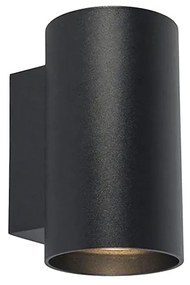 Candeeiro de Parede Design Inteligente Preto Incl. 2 Wifi GU10 - Sandy