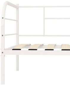 Estrutura sofá-cama 90x200 cm metal branco