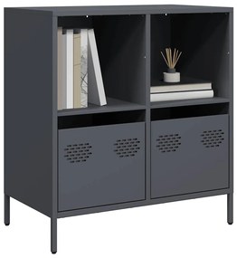 Aparador 68x39x73,5 cm aço laminado a frio antracite