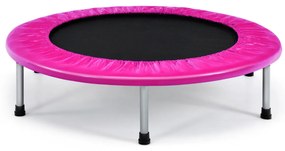 Trampolim dobrável portátil para crianças Fitness Actividades no interior e no exterior 97 x 97 x 19 cm Preto e rosa