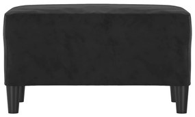 Banco 70x35x41 cm veludo preto
