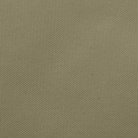 Para-sol estilo vela tecido oxford trapézio 2/4x3 m bege