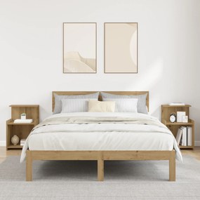 vidaXL Criados-mudos - 2 pcs Carvalho Artisan, 40 x 35 x 60 cm, feitos de madeira de engenharia