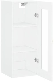 Armário de parede 34,5x34x90 cm branco