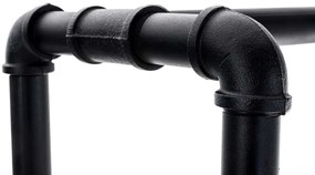 Suporte para lenha Forks 30 x 60 x 150 Preto