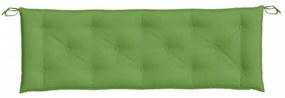 Almofadão p/ banco de jardim 150x50x7 cm mesclado tecido verde