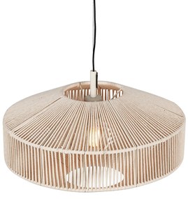 Japandi hanglamp bruin touw 46cm - Svea Japandi