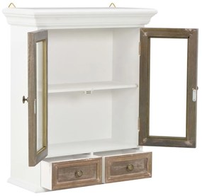 Armário de parede 49x22x59 cm derivados de madeira branco