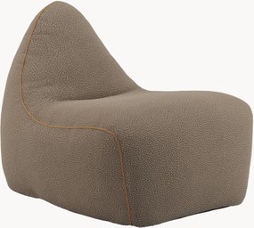 Pufe em teddy-bouclé SACKit