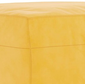 Banco 100x35x41 cm veludo amarelo