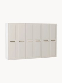 Roupeiro modular com portas articuladas Charlotte, L 300 cm, vários tamanhos
