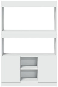 Armário alto 92x33x140 cm derivados de madeira branco