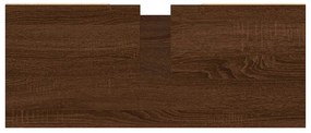 Armário casa banho 80x33x60 cm deriv.madeira carvalho castanho