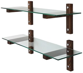 Prateleira de Parede R200 – Nogueira – 85x25x25 cm