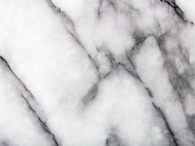 Mesa de jantar efeito de mármore e branco 120 x 70 GUTIERE Beliani