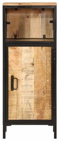 Móvel de casa de banho 40x27x90 cm mangueira maciça e ferro