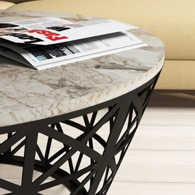 Mesa de Centro Stil – Branco – 90x38x90 cm