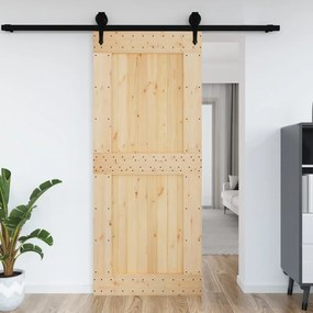 vidaXL Porta NARVIK 95x210 cm madeira de pinho maciça