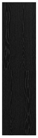 Gabinete para TV Carvalho preto 37 x 37 x 142.5 cm