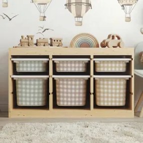 Autocolante para caixa IKEA TROFAST - Padrão axadrezado