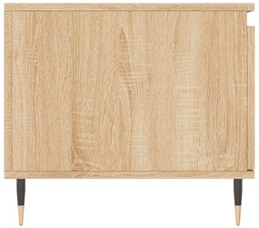Mesa de centro 100x50x45 cm derivados madeira carvalho sonoma