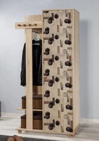 Hall Stand Garmanto – Carvalho Sonoma – 90x192x36 cm