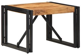 Mesa de centro 50x50x35 cm madeira de acácia maciça