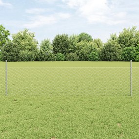 Postes de Cerca vidaXL 11 pcs U-Channel 60 cm Aço Galvanizado, Cerca H